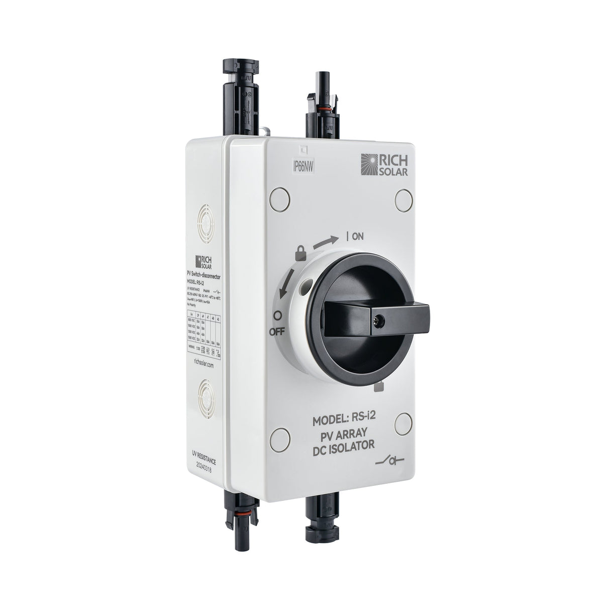 RICH SOLAR Solar PV DC Quick Disconnect Switch